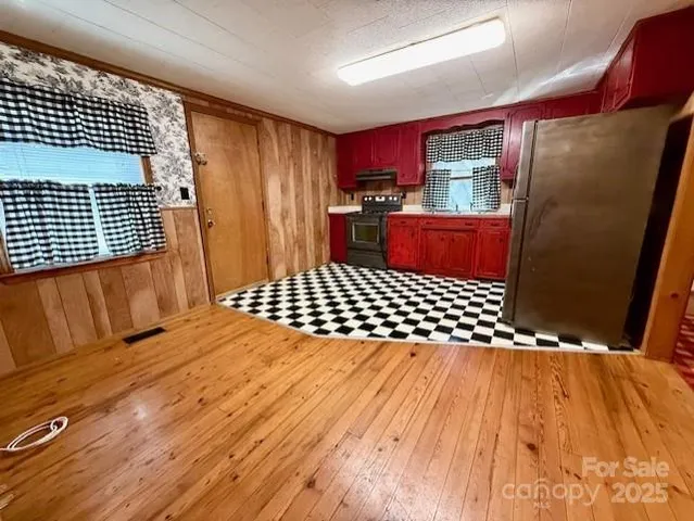 a view of a wooden floor