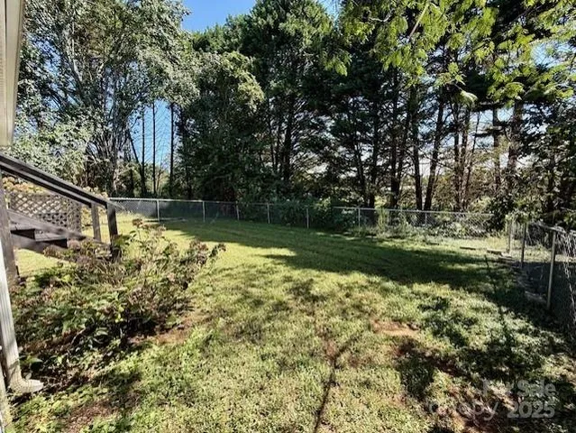 a view of a lake with a large tree