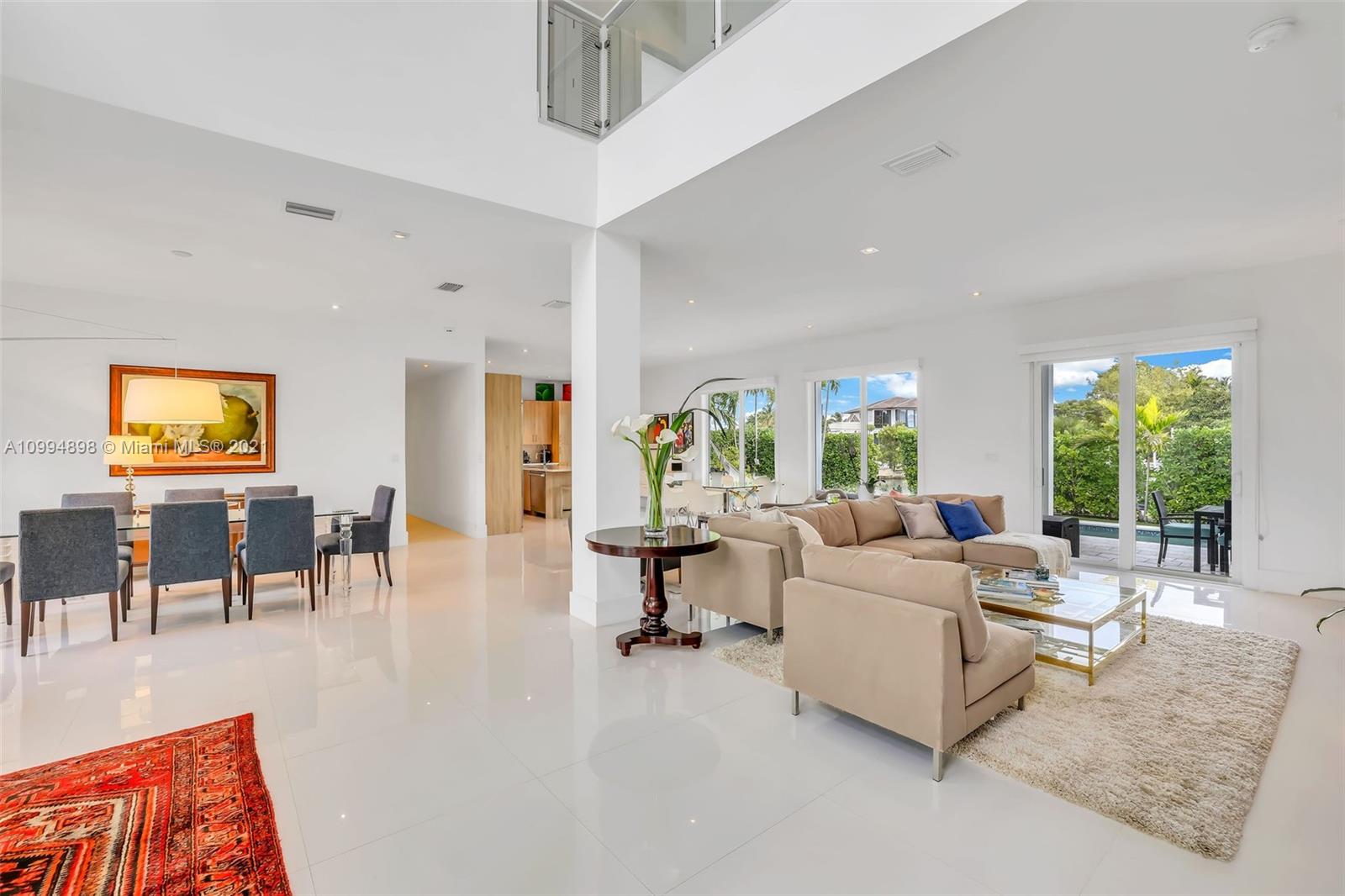 12565 Palm Road North Miami, FL 33181 - Photo 13 of 75 a living room with furniture and a large window