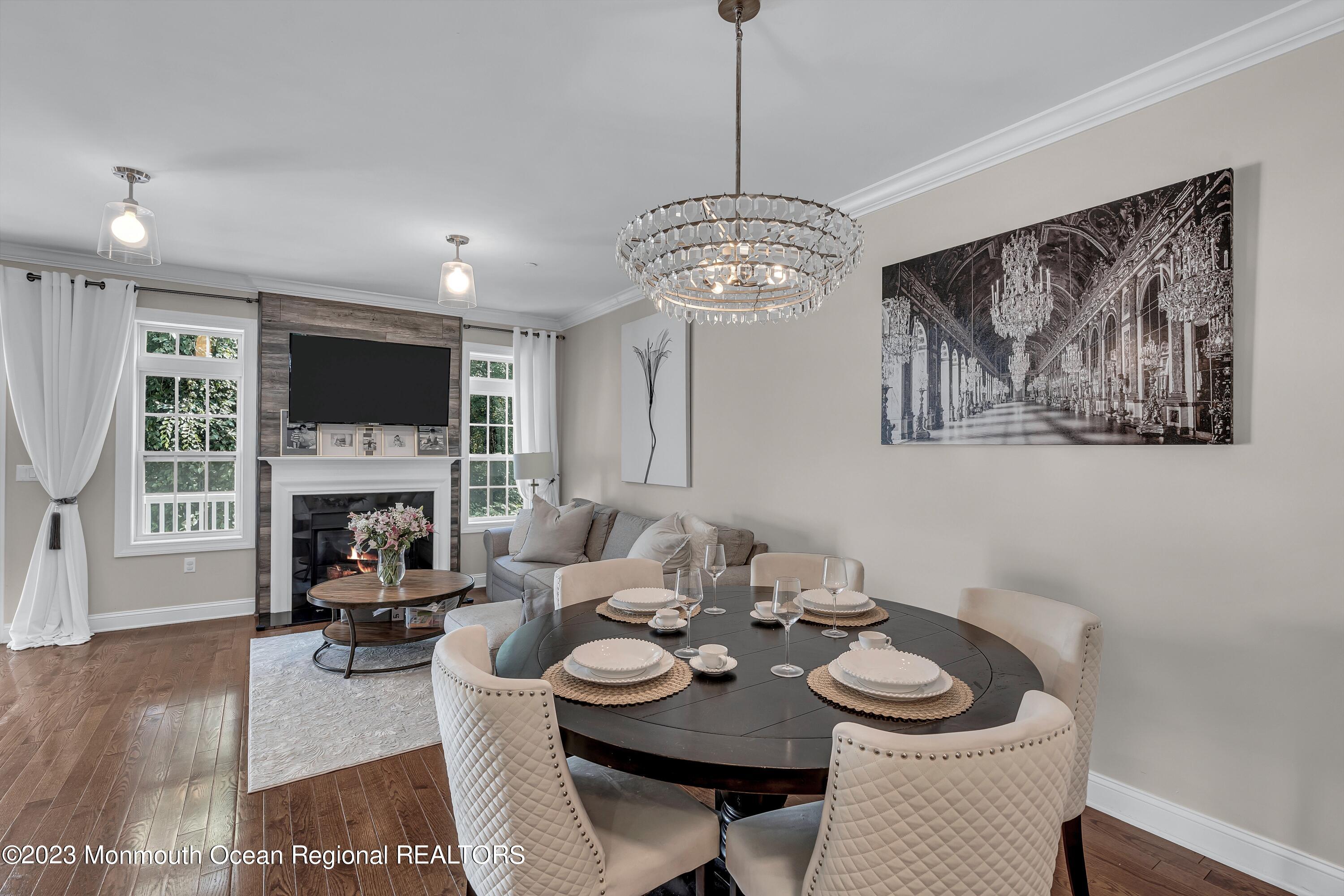5 Cottrell Court Old Bridge, NJ 08857 - Photo 15 of 49 a view of a dining room with furniture window and wooden floor