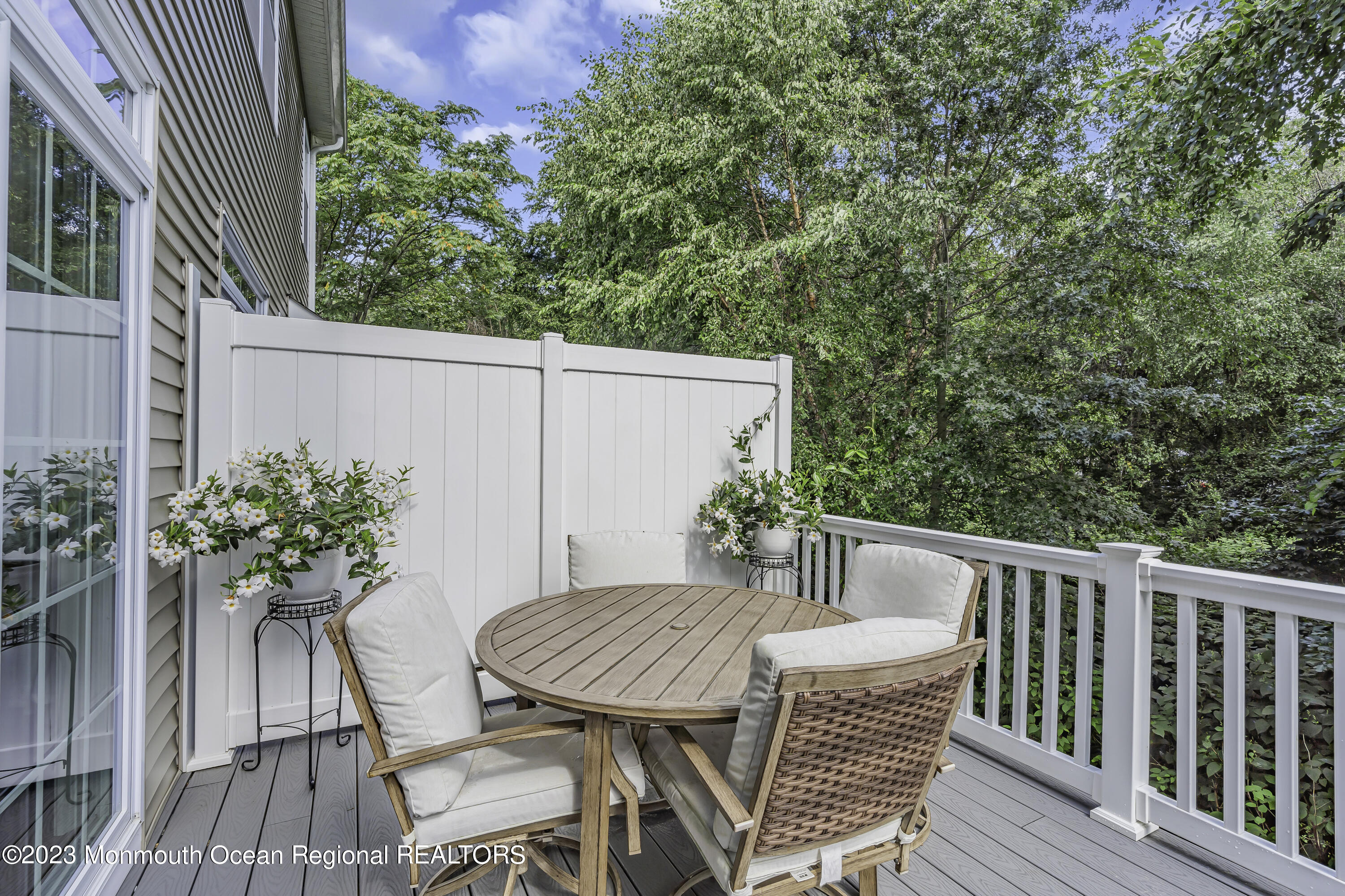 5 Cottrell Court Old Bridge, NJ 08857 - Photo 17 of 49 a view of a table and chair in the balcony