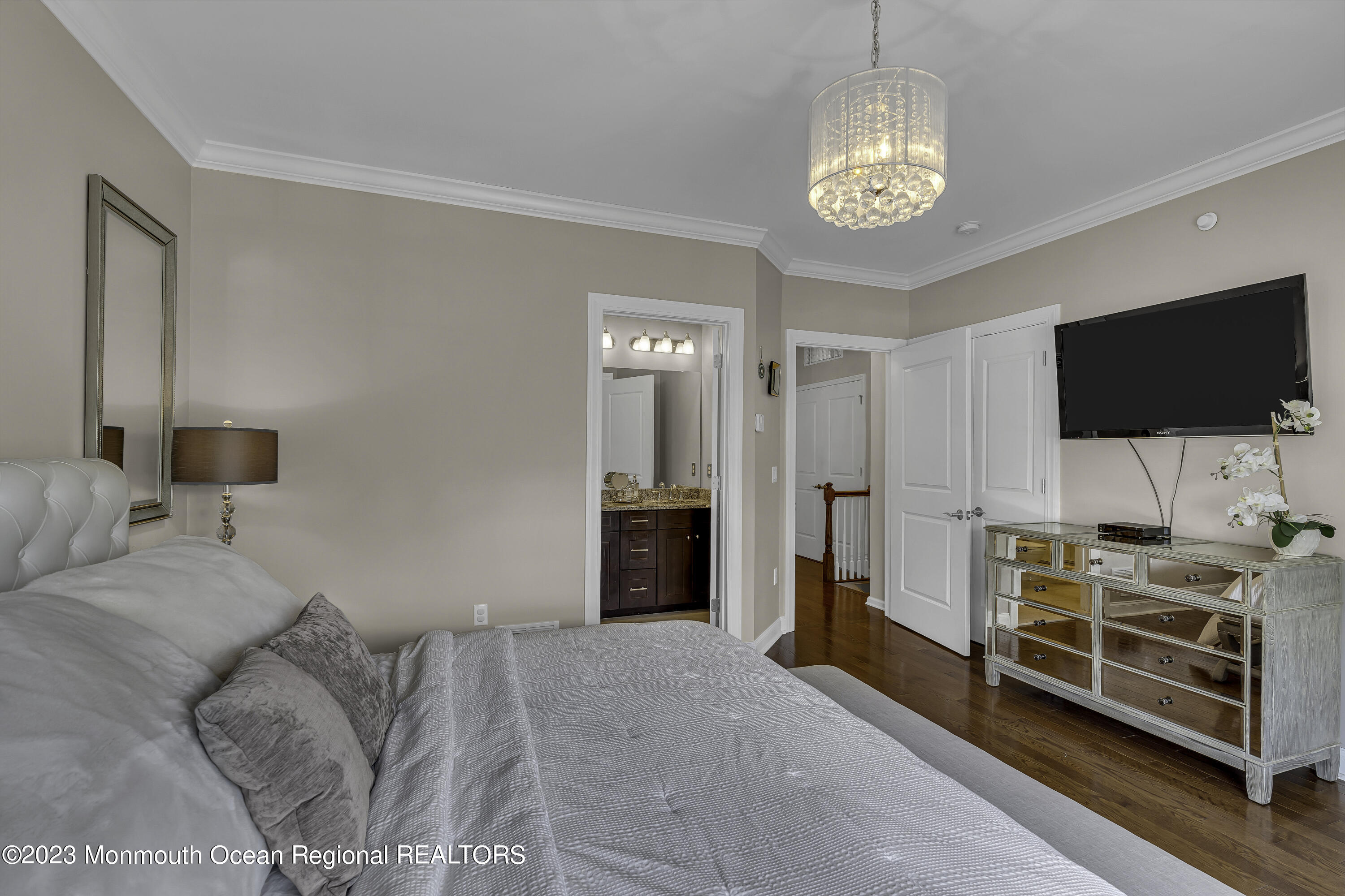 5 Cottrell Court Old Bridge, NJ 08857 - Photo 22 of 49 a bedroom with furniture and a flat screen tv