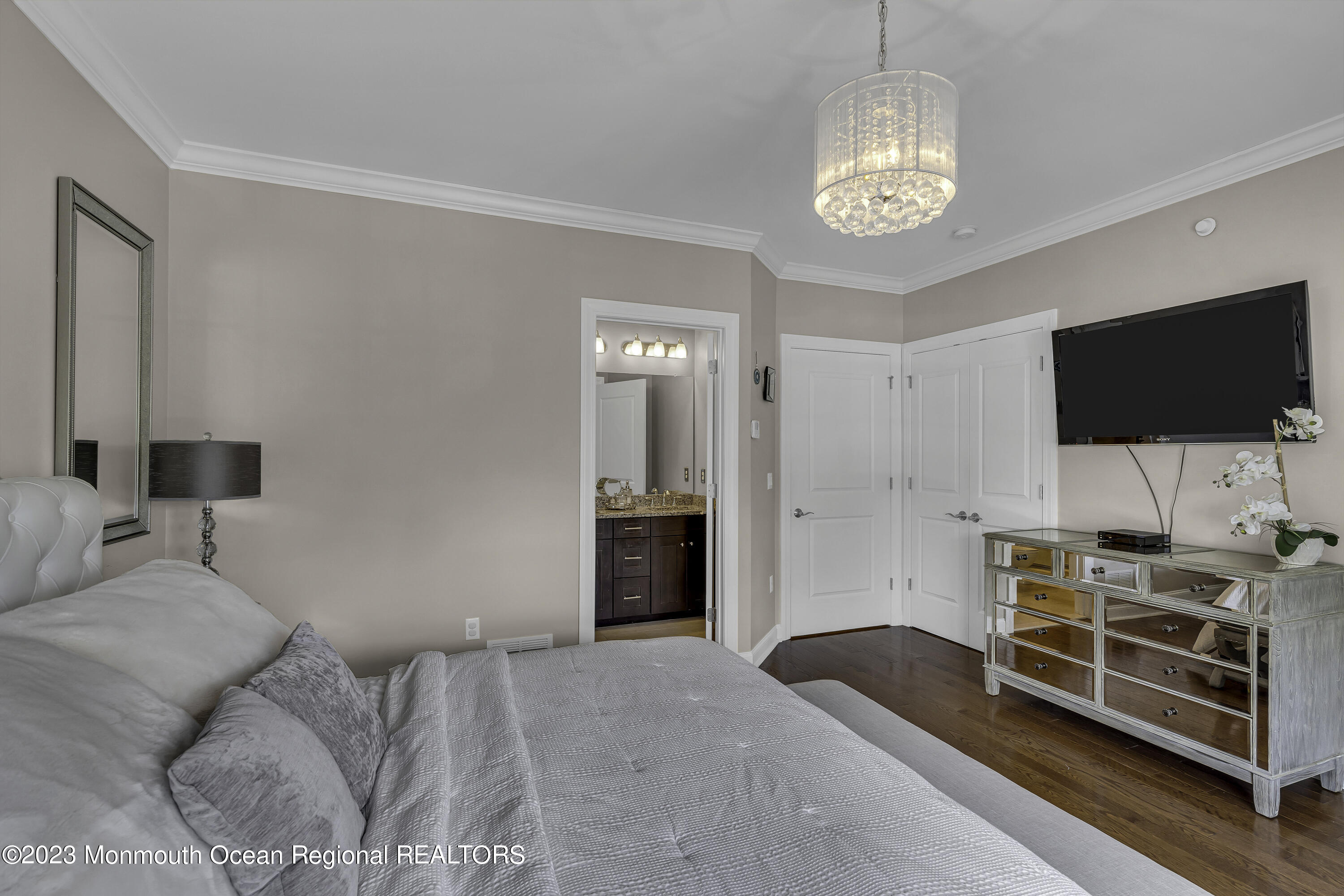 5 Cottrell Court Old Bridge, NJ 08857 - Photo 26 of 49 a bedroom with furniture and a flat screen tv