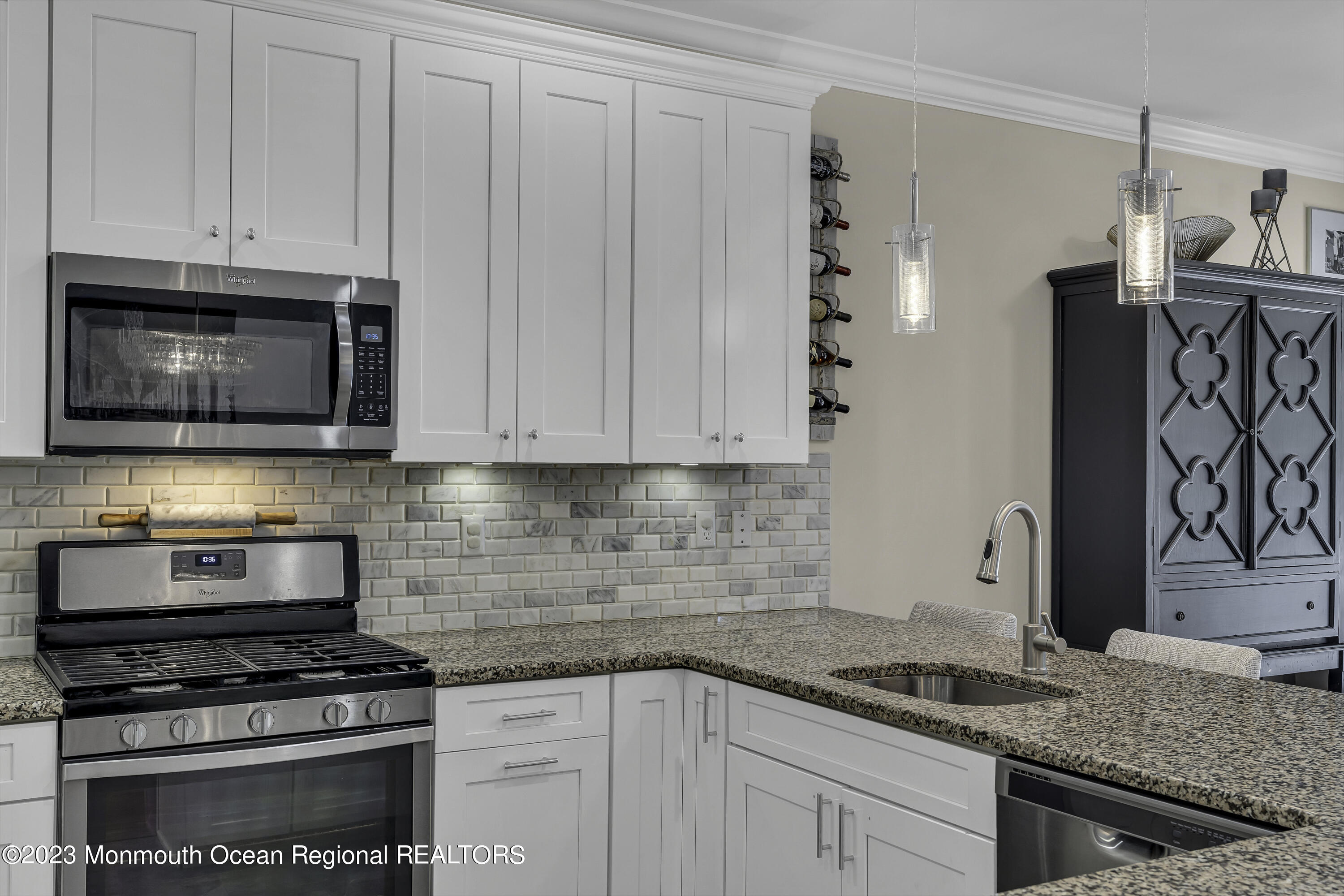 5 Cottrell Court Old Bridge, NJ 08857 - Photo 7 of 49 a kitchen with granite countertop cabinets and steel stainless steel appliances