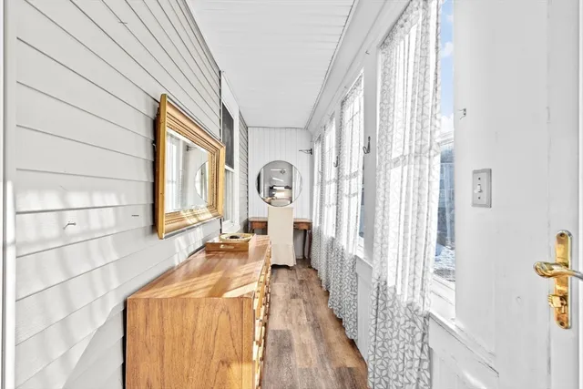 a very nice looking room with a large window