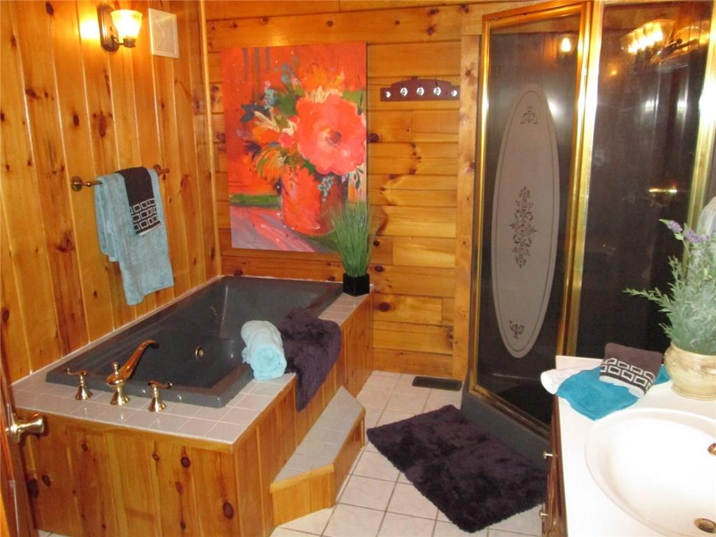 294 Iron Bridge Road Kittanning, PA 16201 - Photo 19 of 24 Main floor bathroom with jet tub and shower!