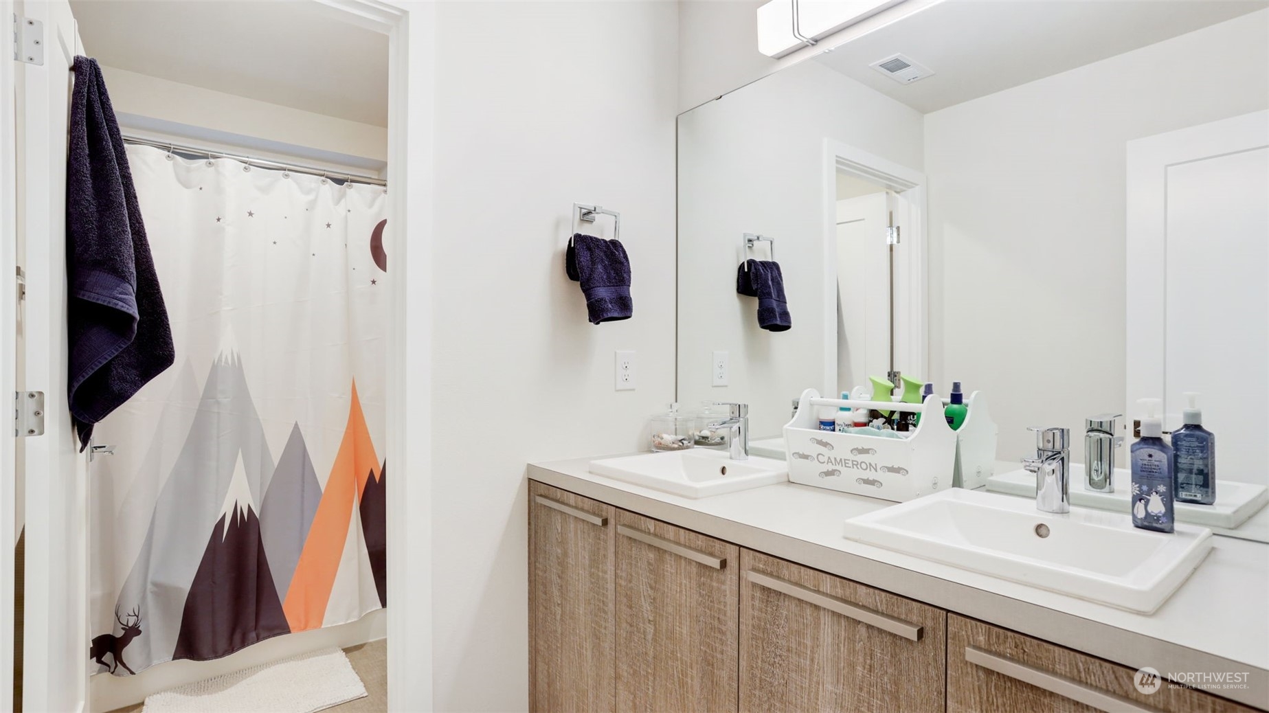 23922 Southeast 258th Way Maple Valley, WA 98038 - Photo 22 of 30 a bathroom with a sink and a mirror