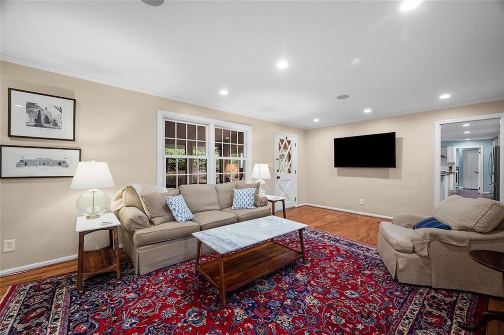 1014 Osage Road Pittsburgh, PA 15243 - Photo 12 of 49 a living room with furniture and a flat screen tv