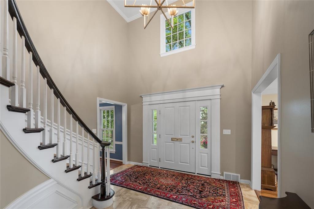 1014 Osage Road Pittsburgh, PA 15243 - Photo 3 of 49 a view of entryway with wooden floor and stair