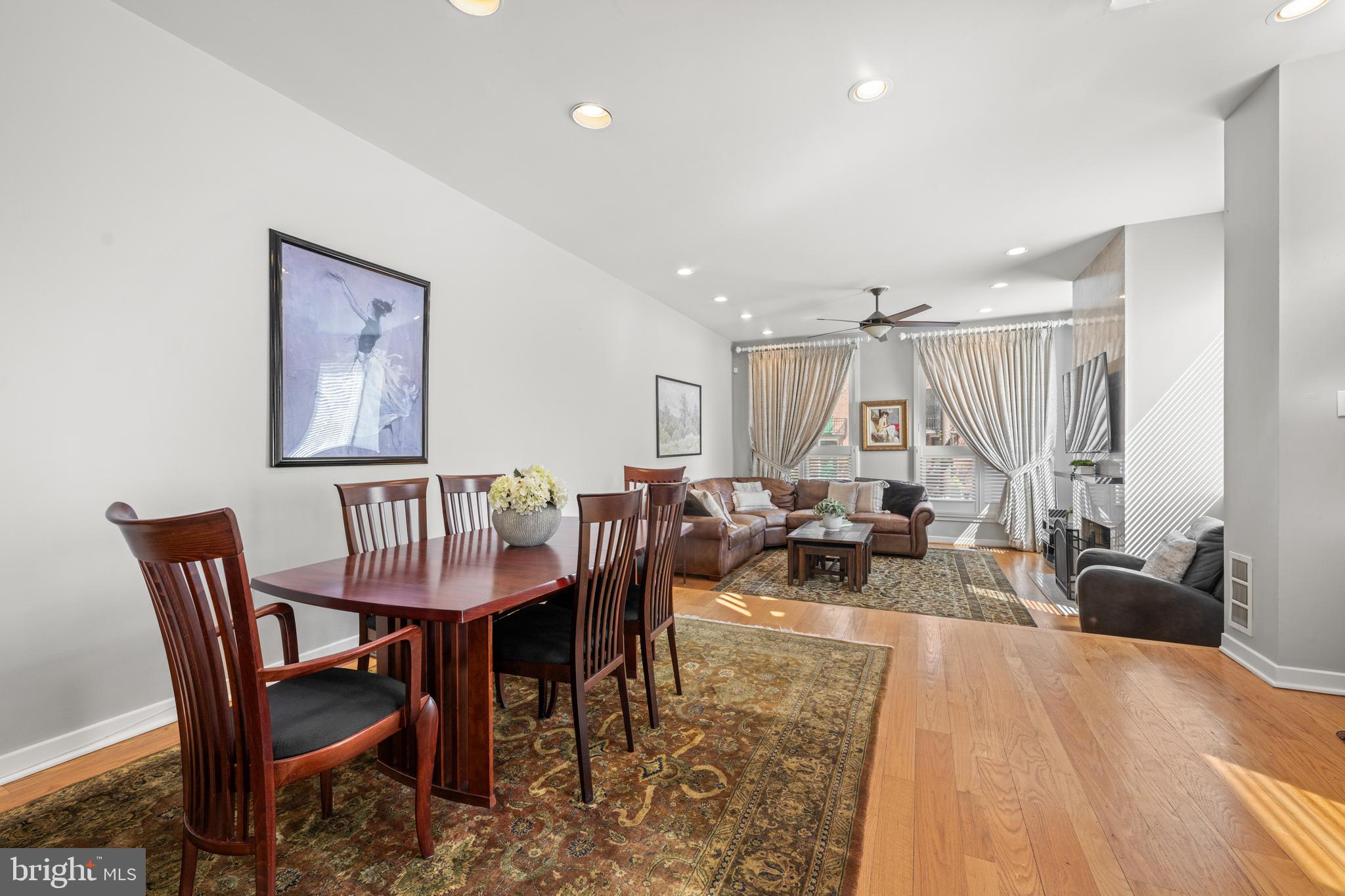 303 Spruce Street Philadelphia, PA 19106 - Photo 11 of 30 a view of a dining room with furniture