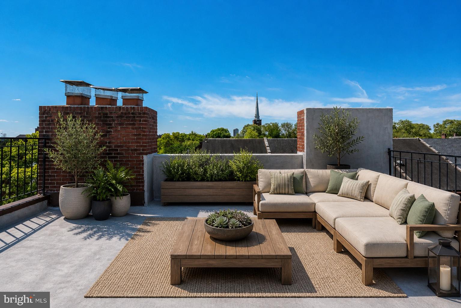 303 Spruce Street Philadelphia, PA 19106 - Photo 24 of 30 a view of a terrace with furniture