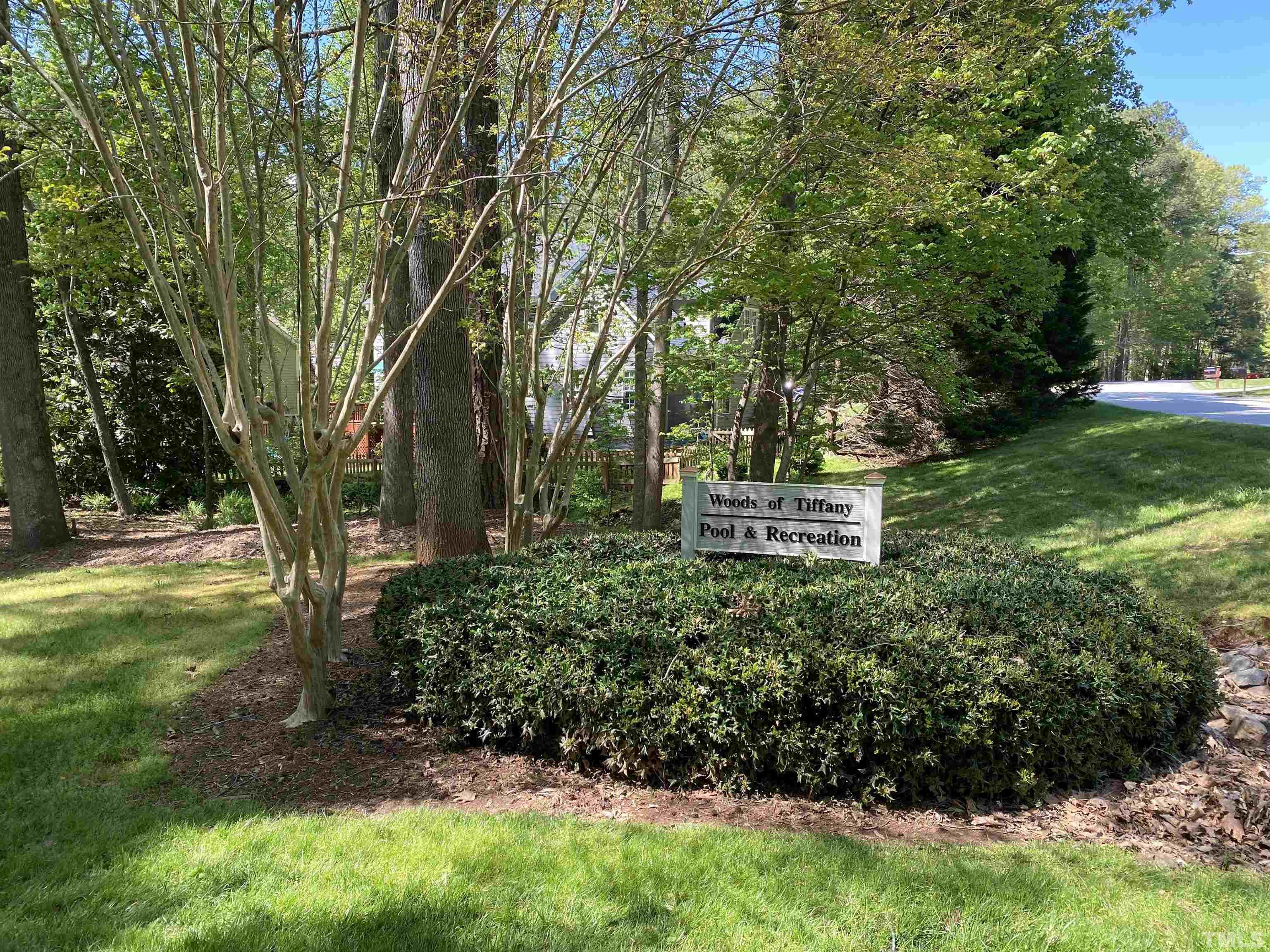 1128 Berwyn Way Raleigh, NC 27615 - Photo 21 of 25 Just behind the house is the entrance to the community pool, tennis courts, and walking trails!