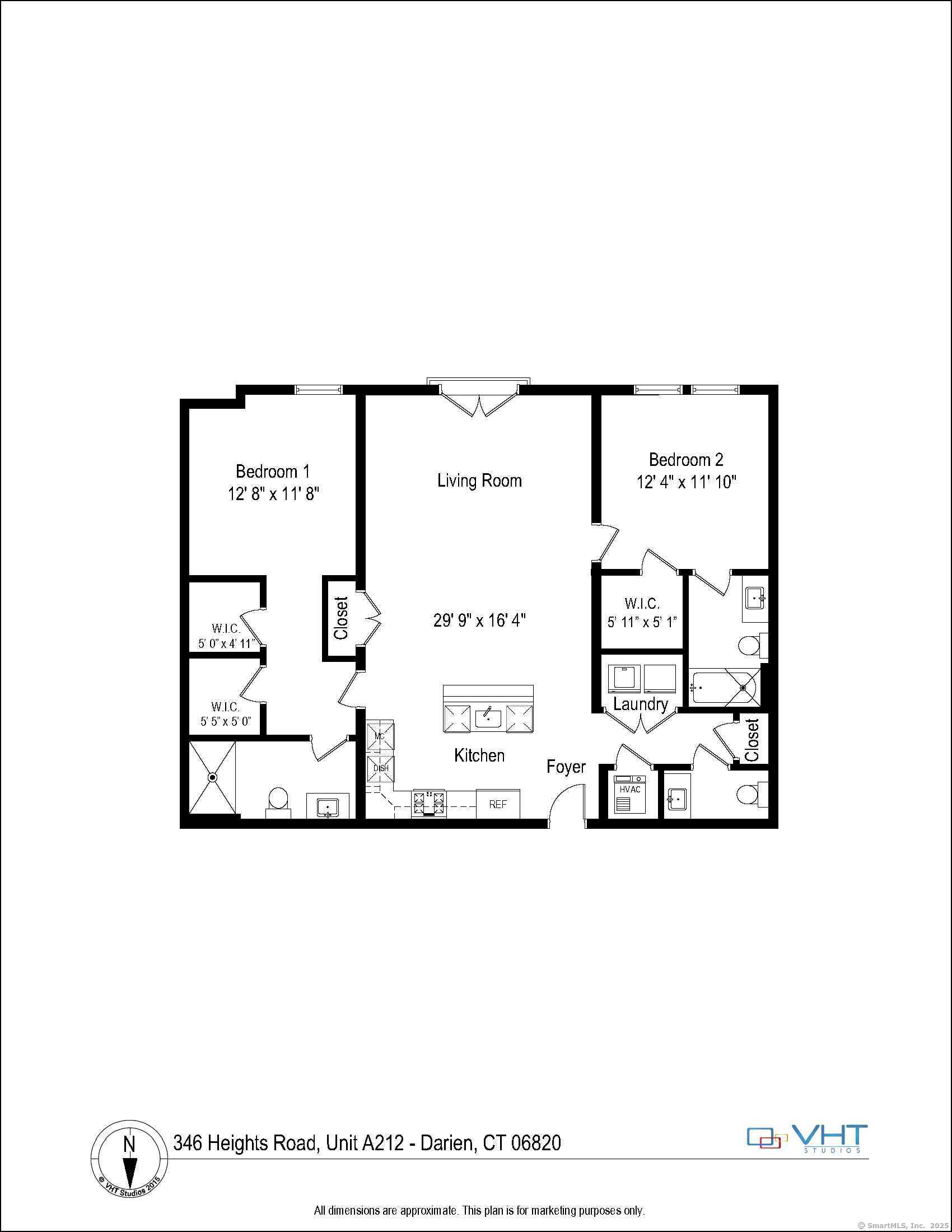 440 Heights Road, Unit 210 Darien, CT 06820 - Photo 15 of 15 a picture of a bench in front of a wall