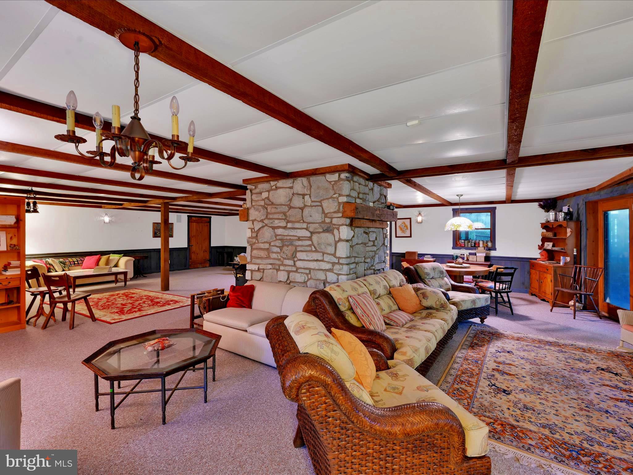 506 Hemlock Lane Lebanon, PA 17042 - Photo 41 of 63 a living room with patio furniture and a fireplace