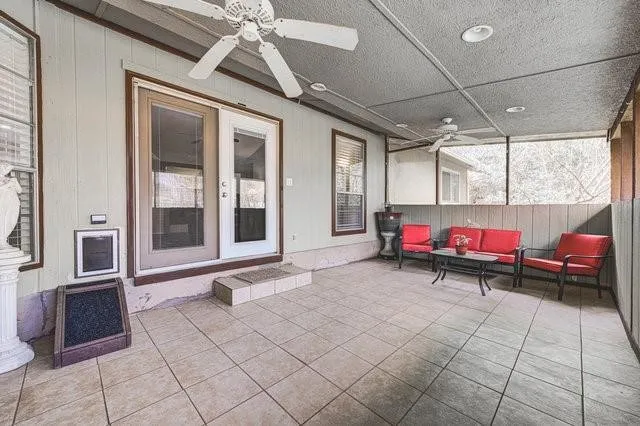 a room with natural light