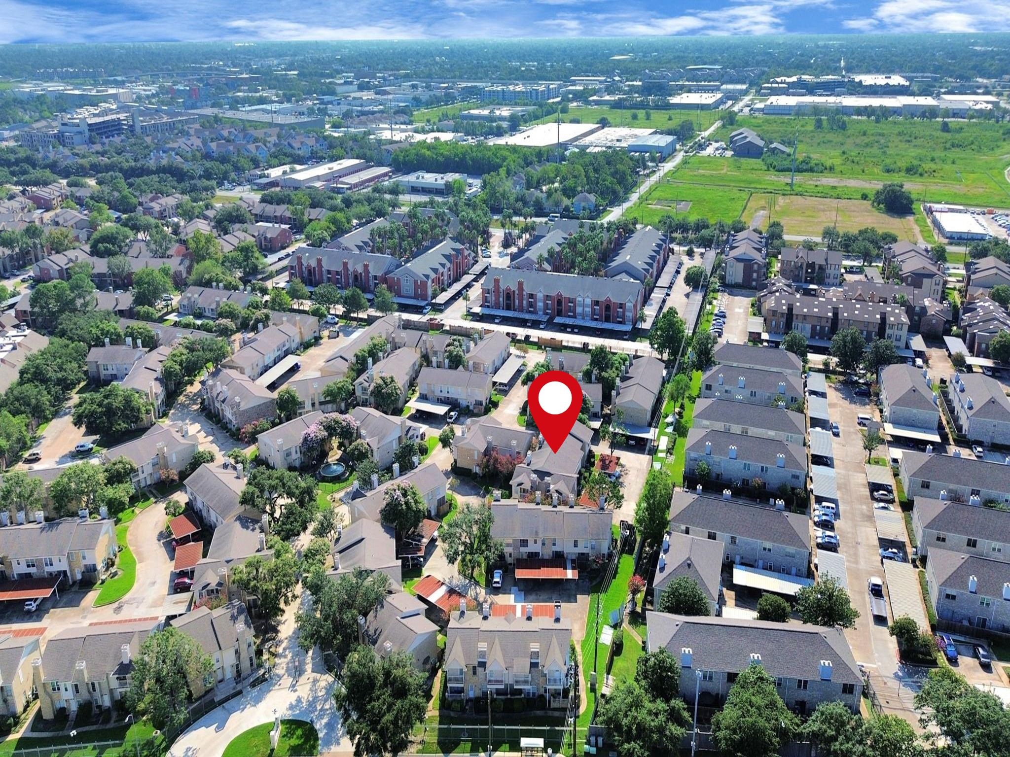 7575 Cambridge Street, Unit 1604 Houston, TX 77054 - Photo 23 of 26 an aerial view of multiple house