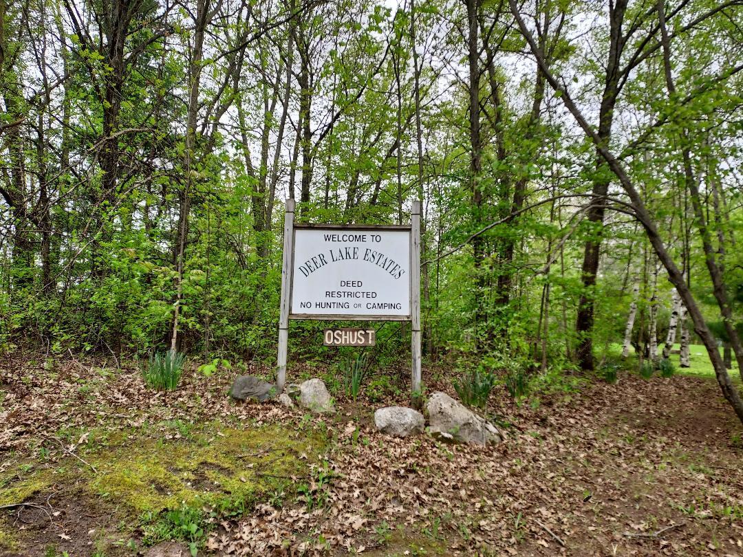 0 Buck Lane, Unit 66 Harrison, MI 48625 - Photo 3 of 4 Deer Lake Eststes Sign