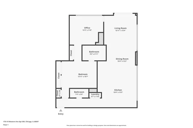 $500,000 | 1751 North Western Avenue, Unit 304, Chicago, IL 60647