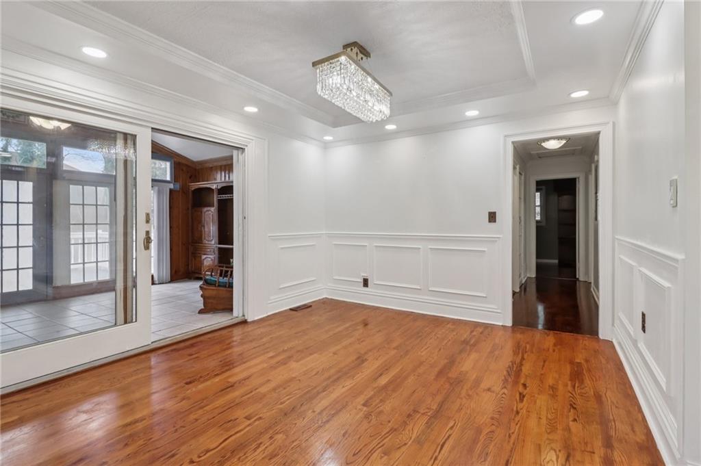 716 Carolina Road Marietta, GA 30008 - Photo 17 of 71 a view of an empty room with wooden floor
