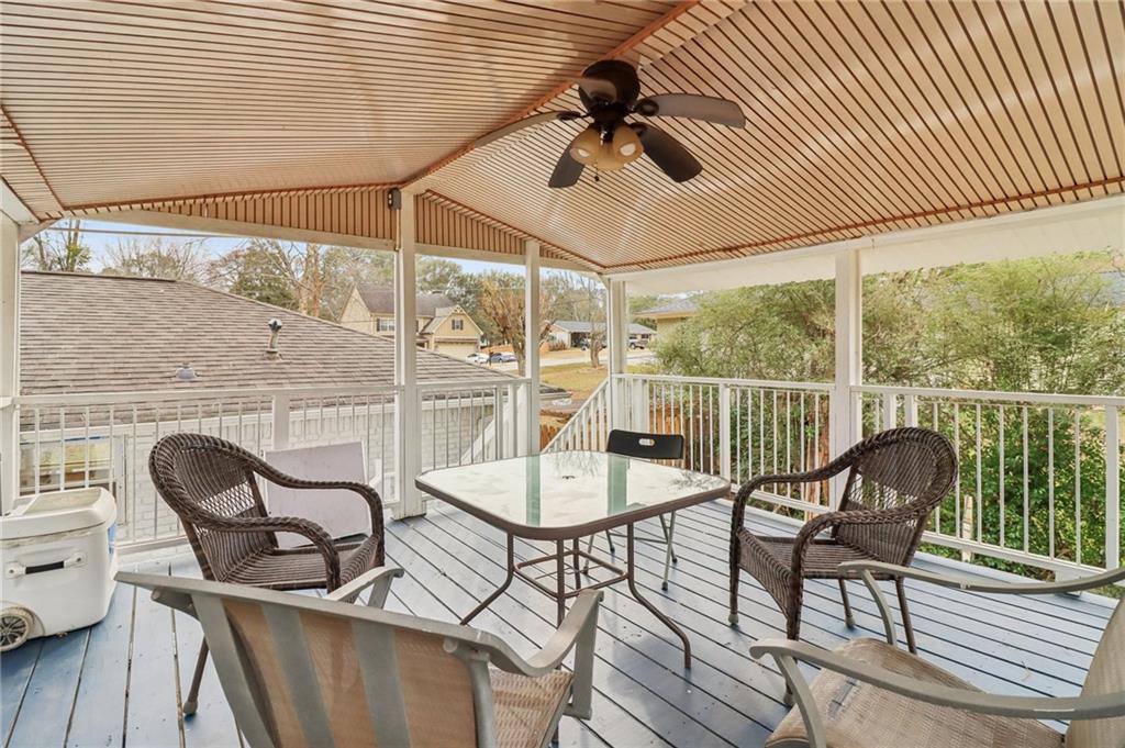 716 Carolina Road Marietta, GA 30008 - Photo 57 of 71 a view of a chairs and table in the balcony