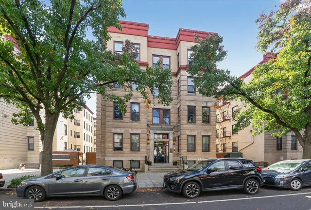 a car parked in front of a house