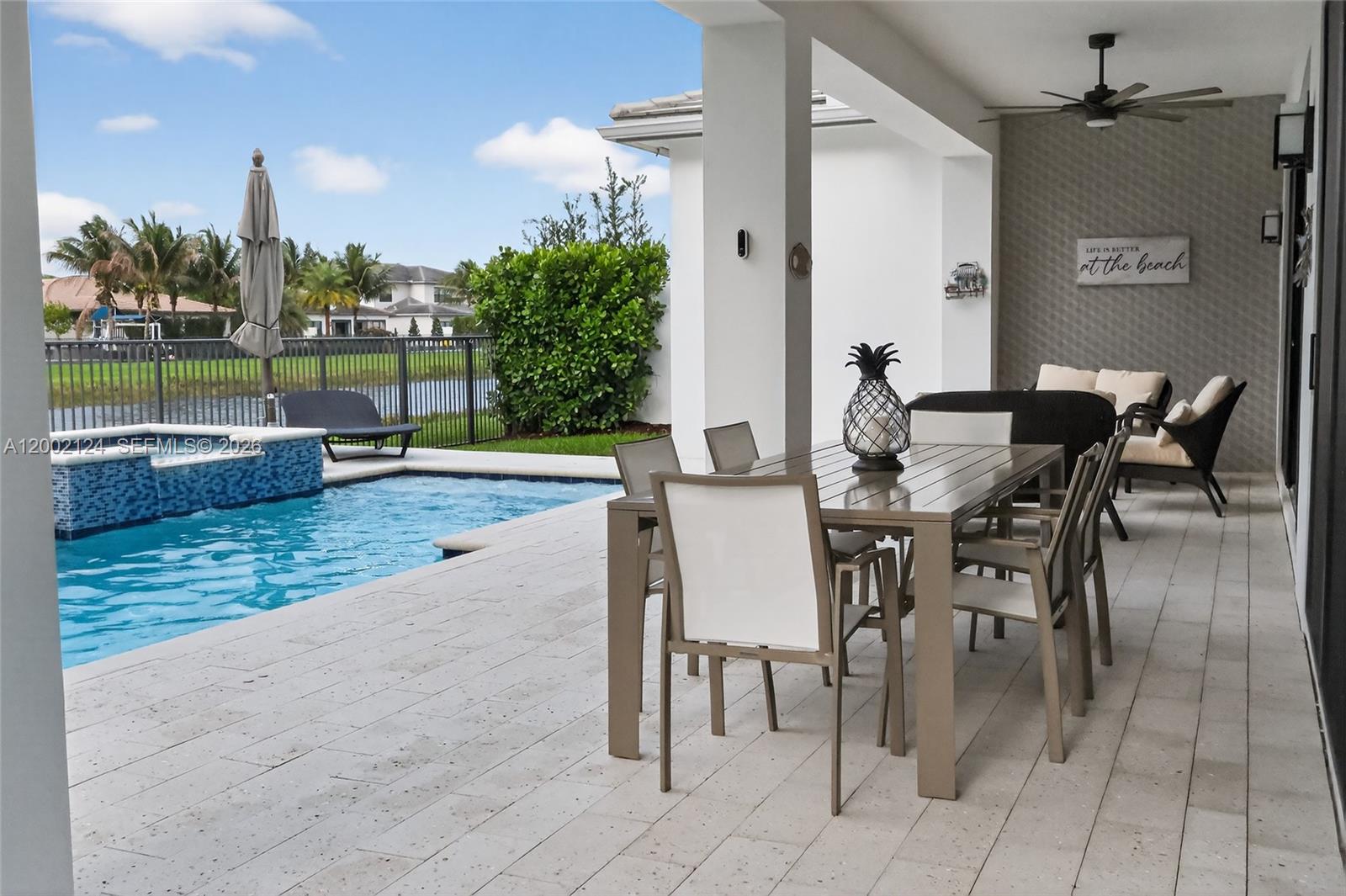 8871 New River Falls Road Boca Raton, FL 33496 - Photo 33 of 47 35' Covered Porch NE view