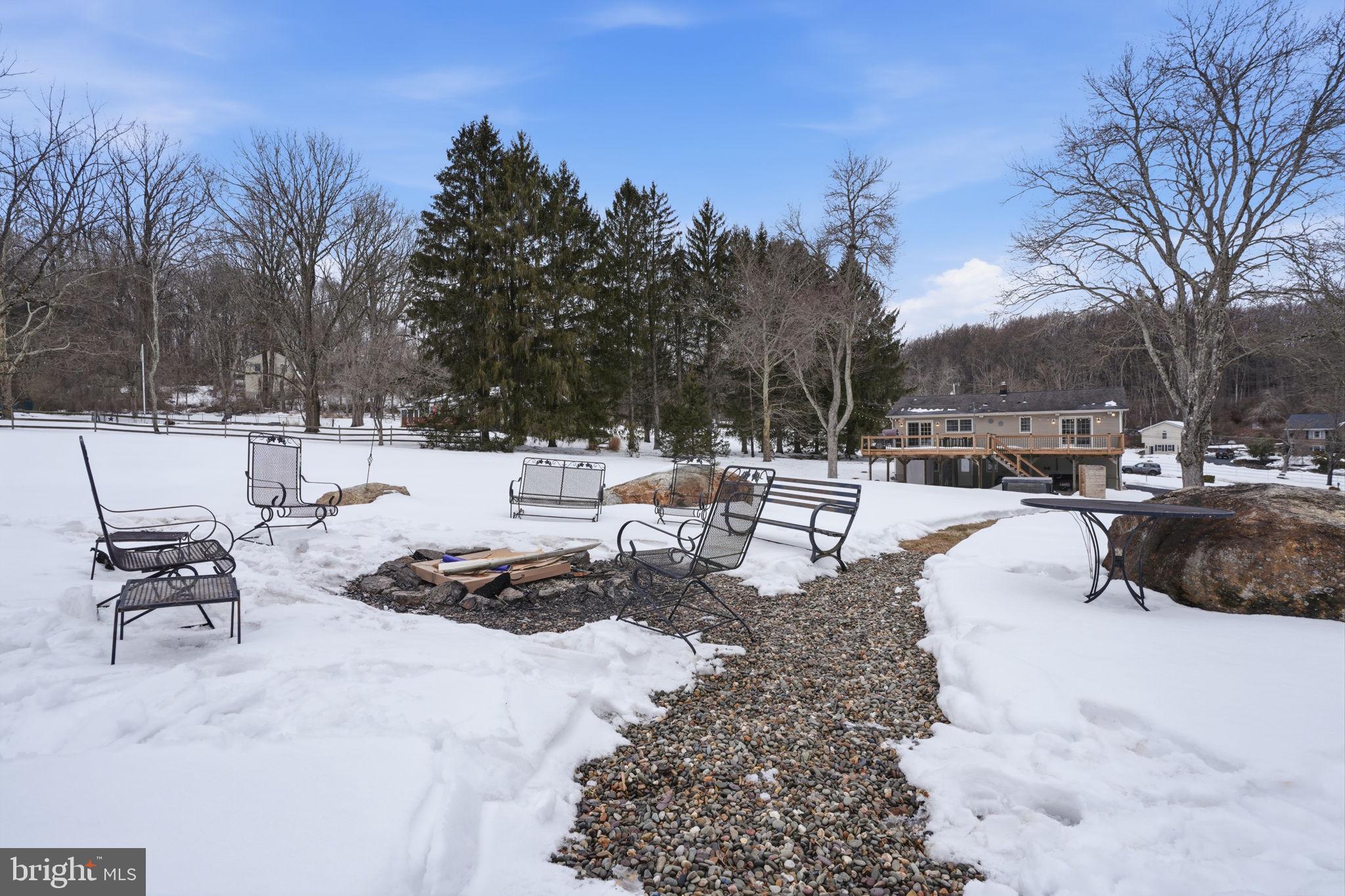 521 Cokesbury Road Annandale, NJ 08801 - Photo 39 of 56 a view of a patio with a yard