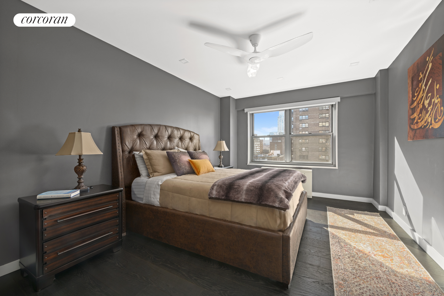360 East 72nd Street, Unit B1209 Manhattan, NY 10021 - Photo 8 of 14 a bedroom with a bed and window