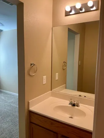 a bathroom with a bathtub and toilet