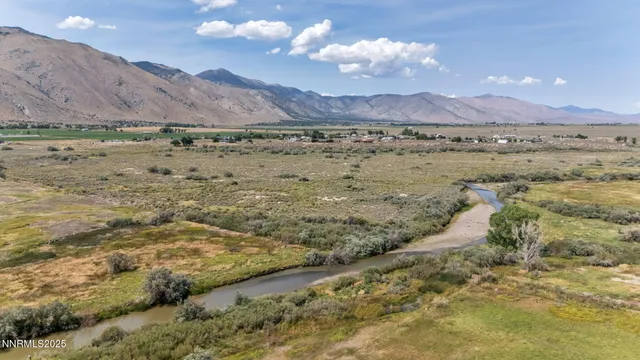 a view of lake and mountain