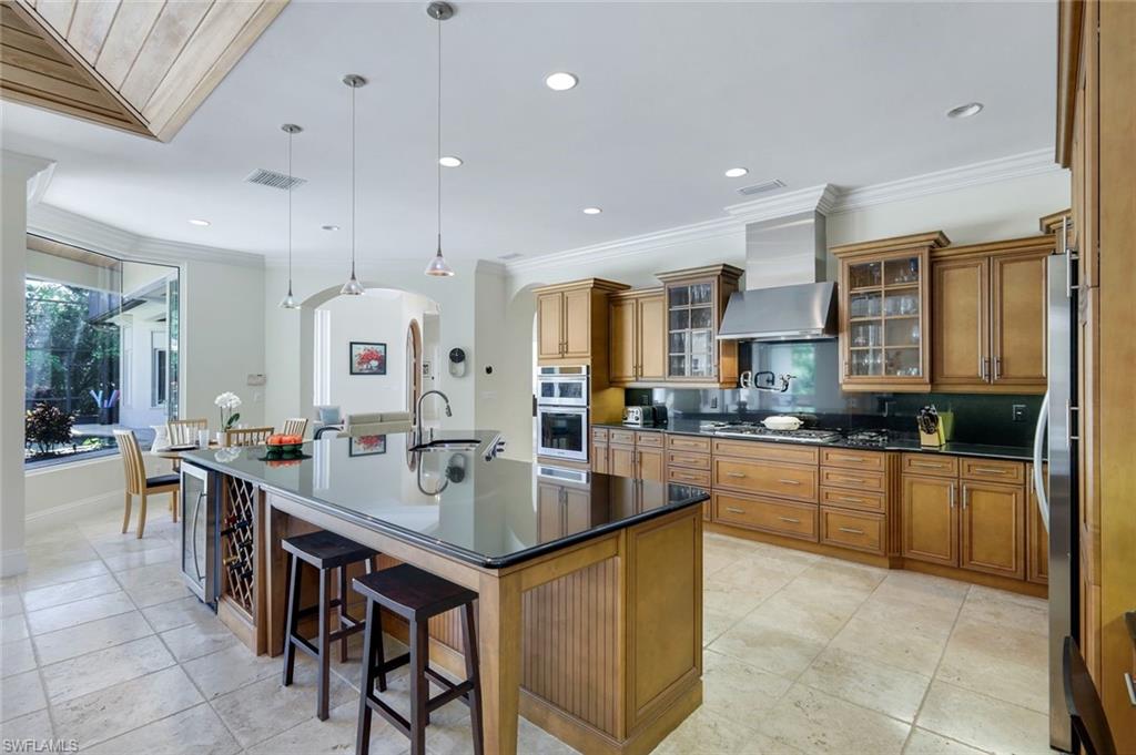 1284 Pocantico Lane Naples, FL 34110 - Photo 18 of 50 Gas Cooktop w/ Pot Filler