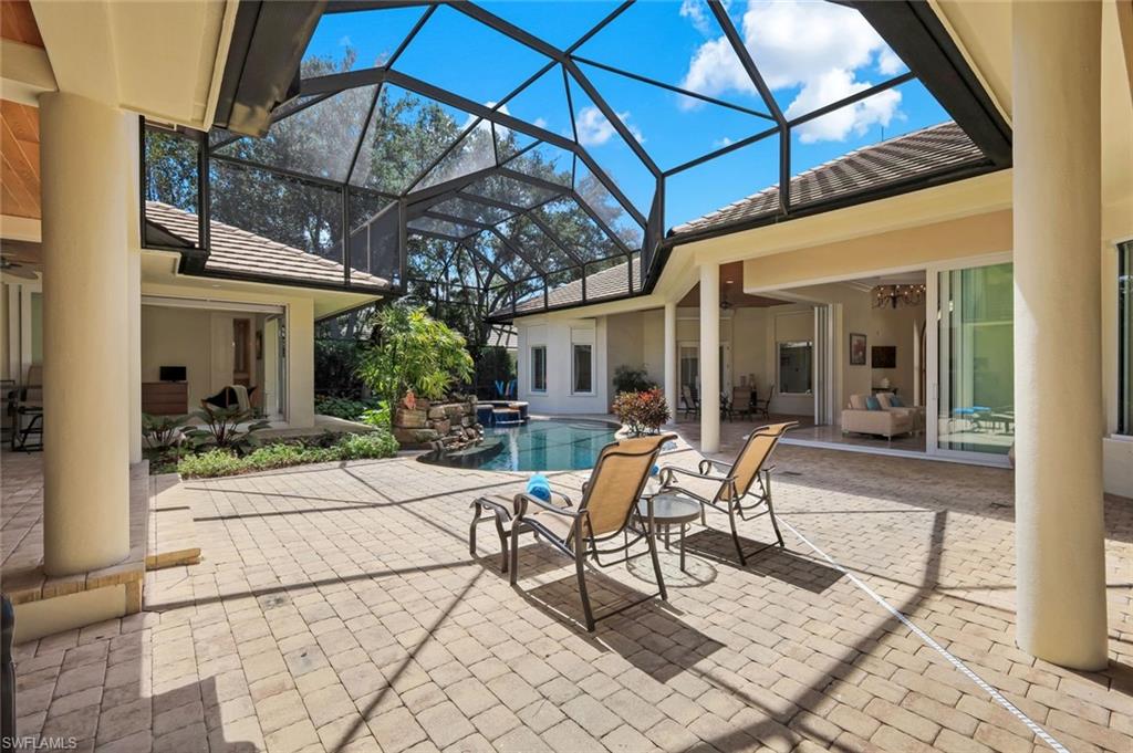 1284 Pocantico Lane Naples, FL 34110 - Photo 8 of 50 Ample Poolside Lounging Spaces
