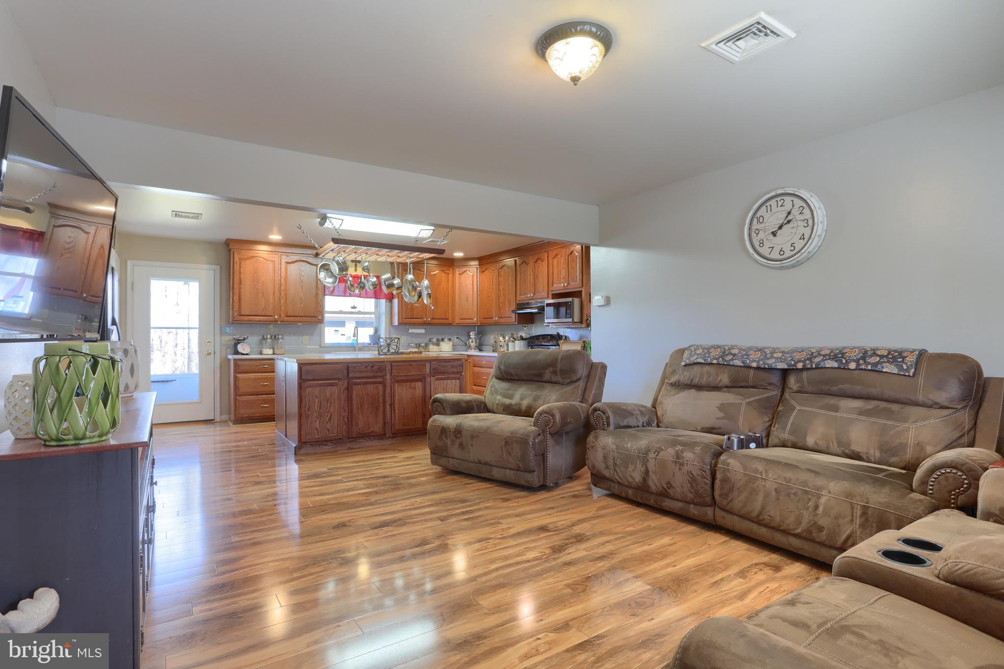109 Teen Challenge Road Womelsdorf, PA 19567 - Photo 6 of 52 View from living room into open kitchen