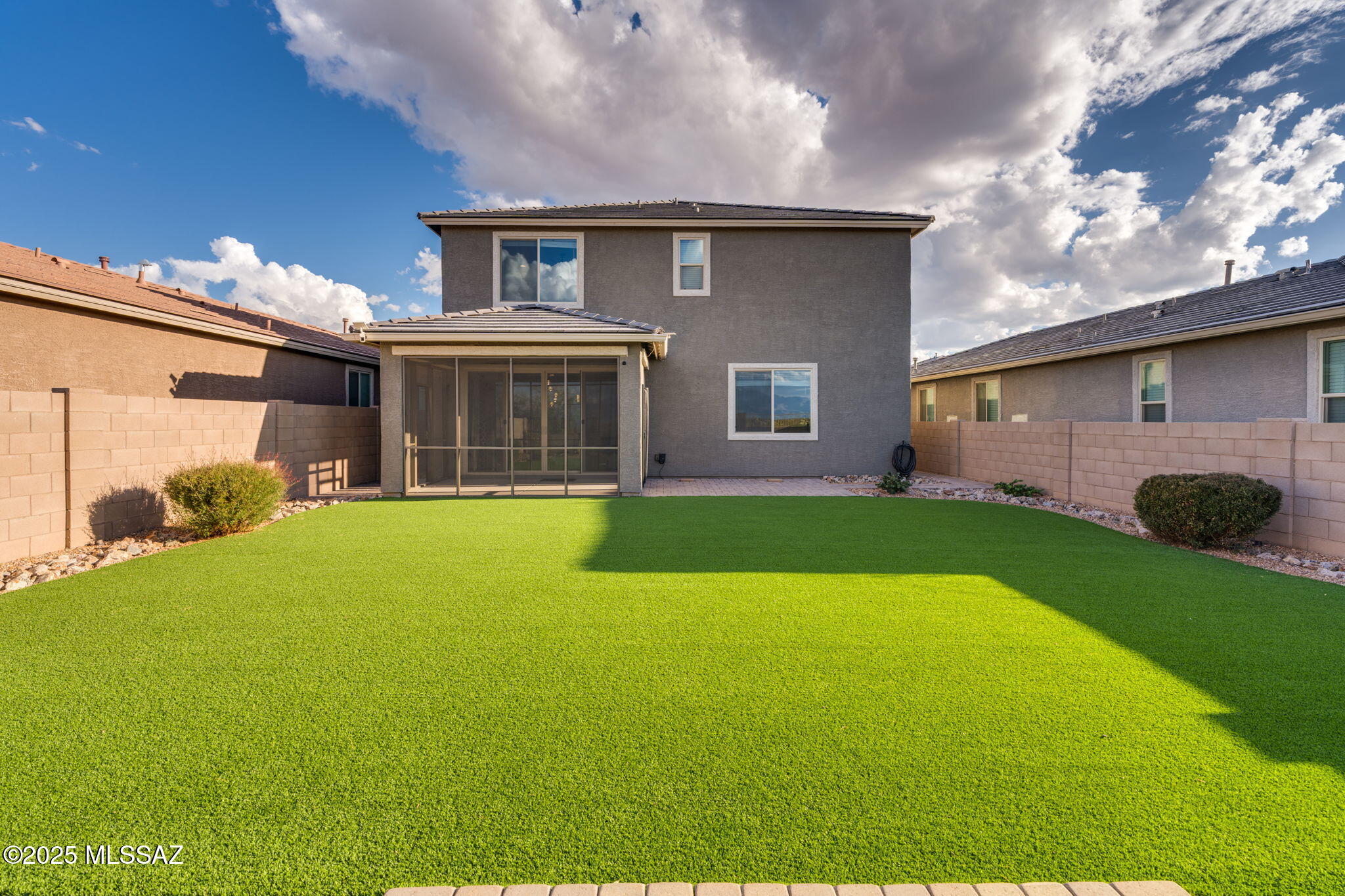 12100 East Ryscott Circle Vail, AZ 85641 - Photo 41 of 53 a front view of house with yard and green space