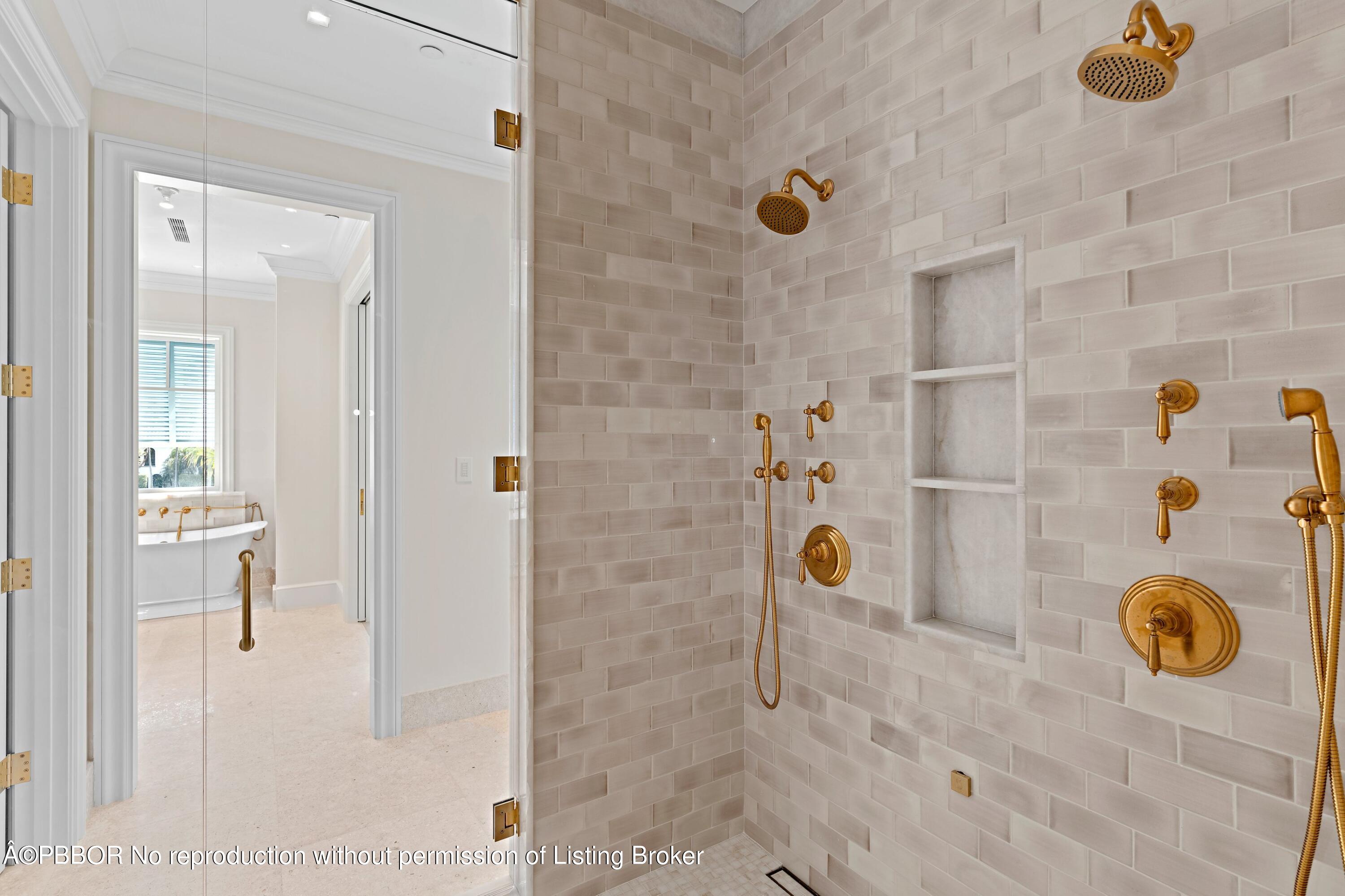 Undisclosed Address Palm Beach, FL 33480 - Photo 23 of 27 a bathroom with a tub shower