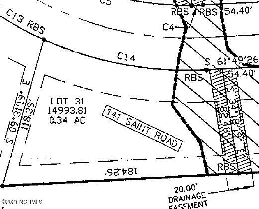 141 Saint Road Richlands, NC 28574 - Photo 2 of 2 Plot Plan View