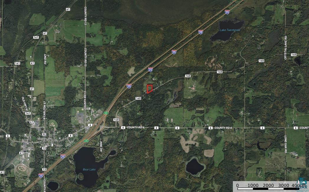 3541 Bent Trout Lake Road Barnum, MN 55707 - Photo 41 of 41 Aerial Map. Illustrating the geographic location of the property and its surrounding area