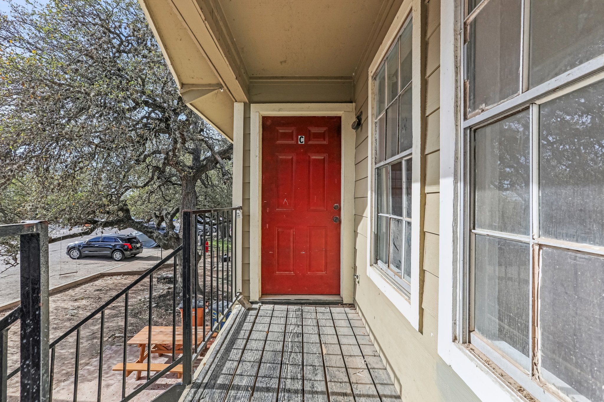 5000 Weidemar Lane, Unit C Austin, TX 78745 - Photo 2 of 8 a view of a door and a street view