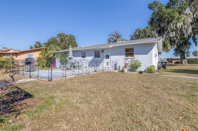 a view of a house with a outdoor space