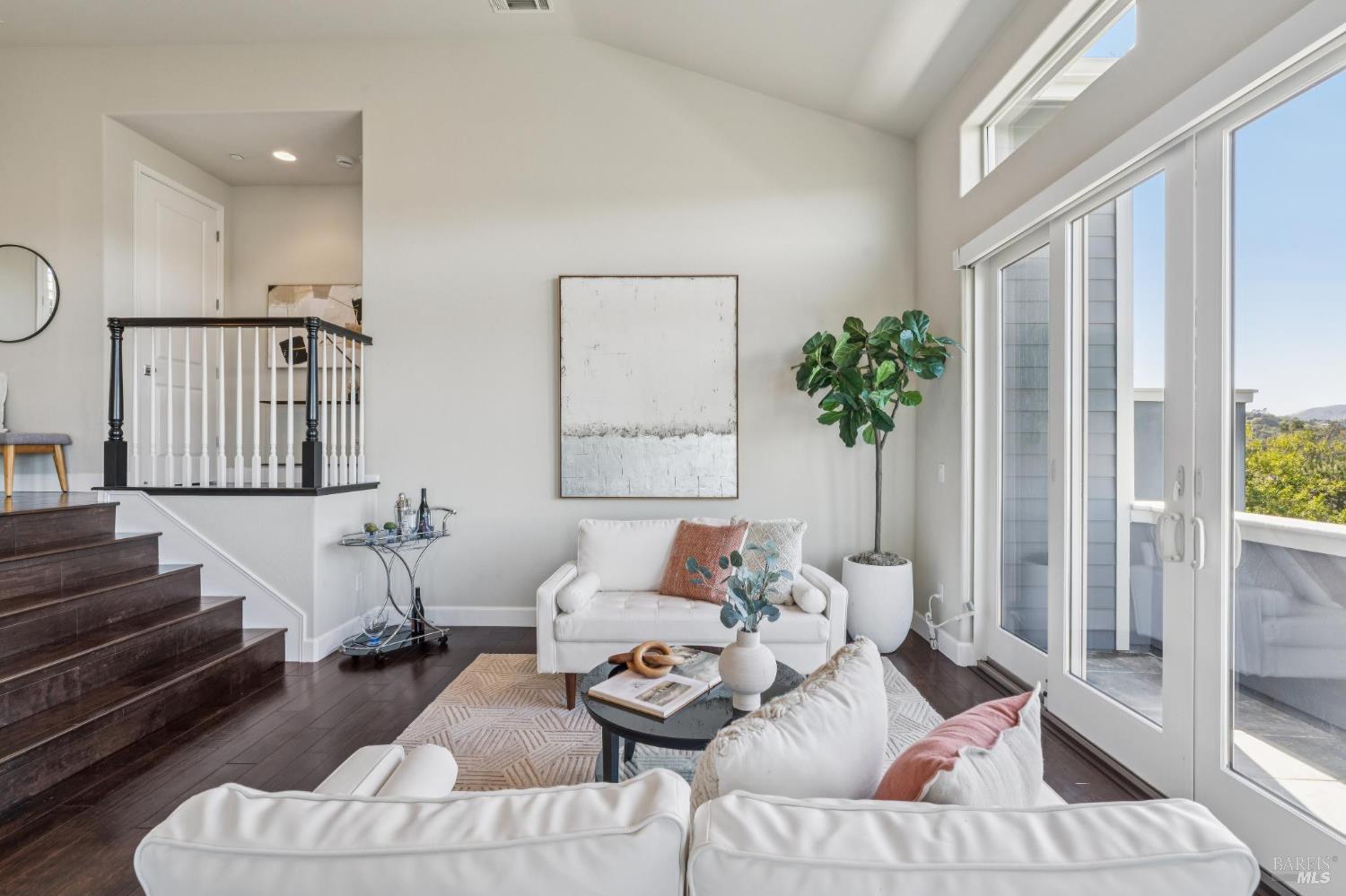 9 Edgehill Way San Rafael, CA 94903 - Photo 15 of 69 a living room with furniture and a potted plant