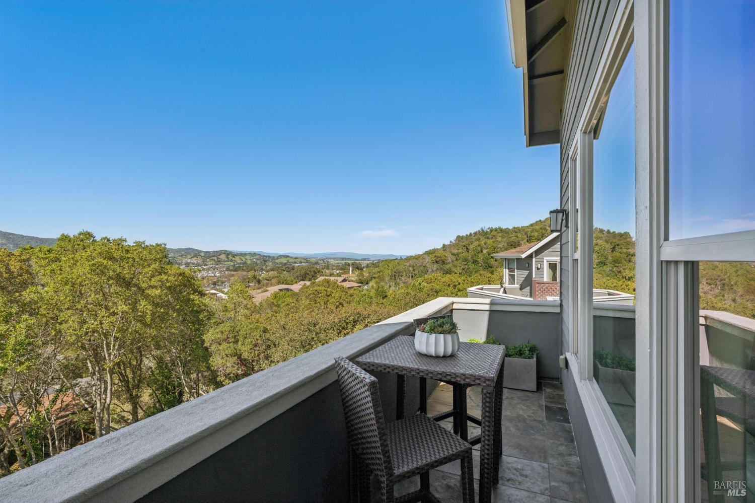 9 Edgehill Way San Rafael, CA 94903 - Photo 34 of 69 a view of a balcony with an ocean view