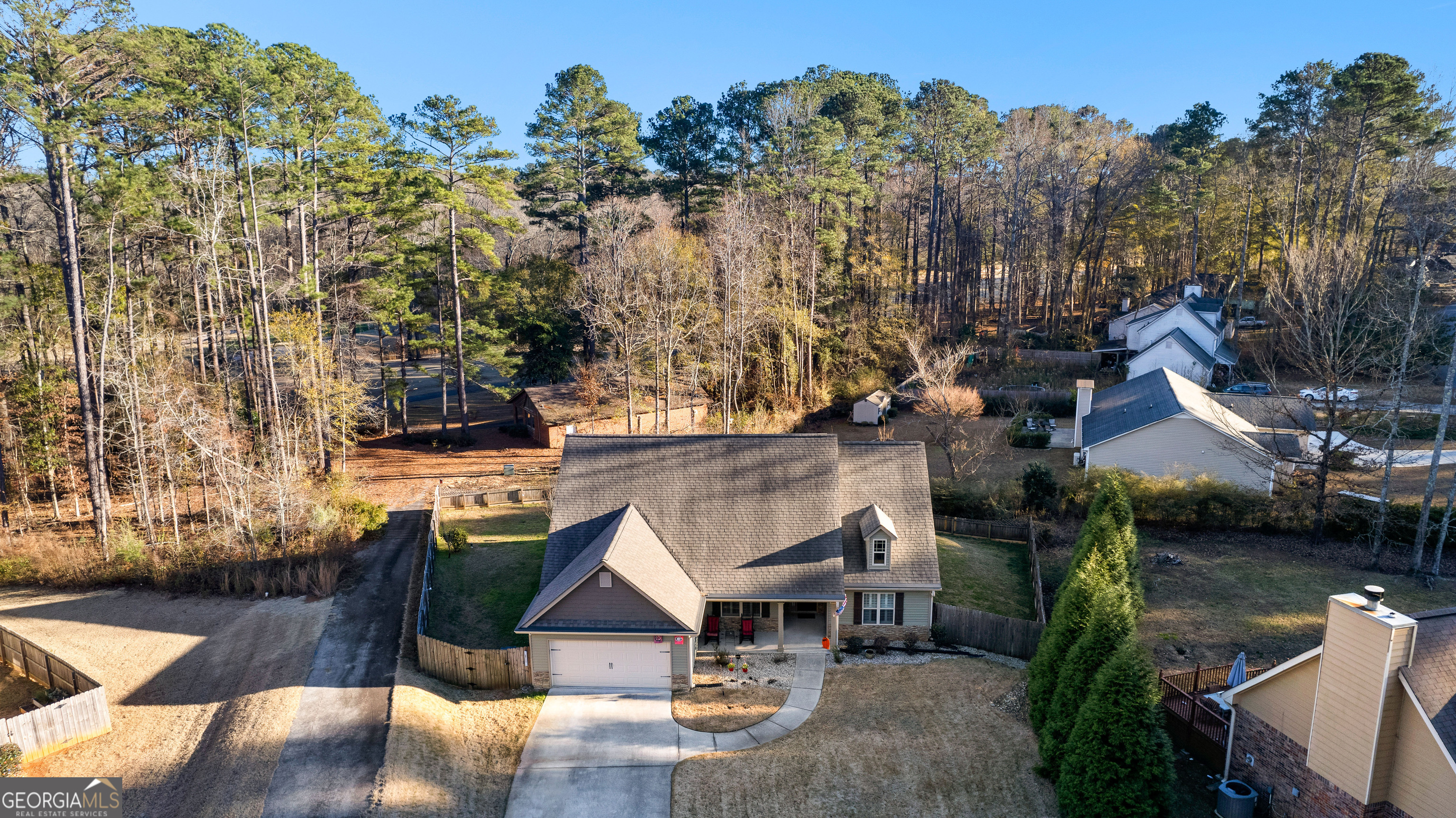 4 Buttonbush Court Newnan, GA 30265 - Photo 3 of 40 an aerial view of a house