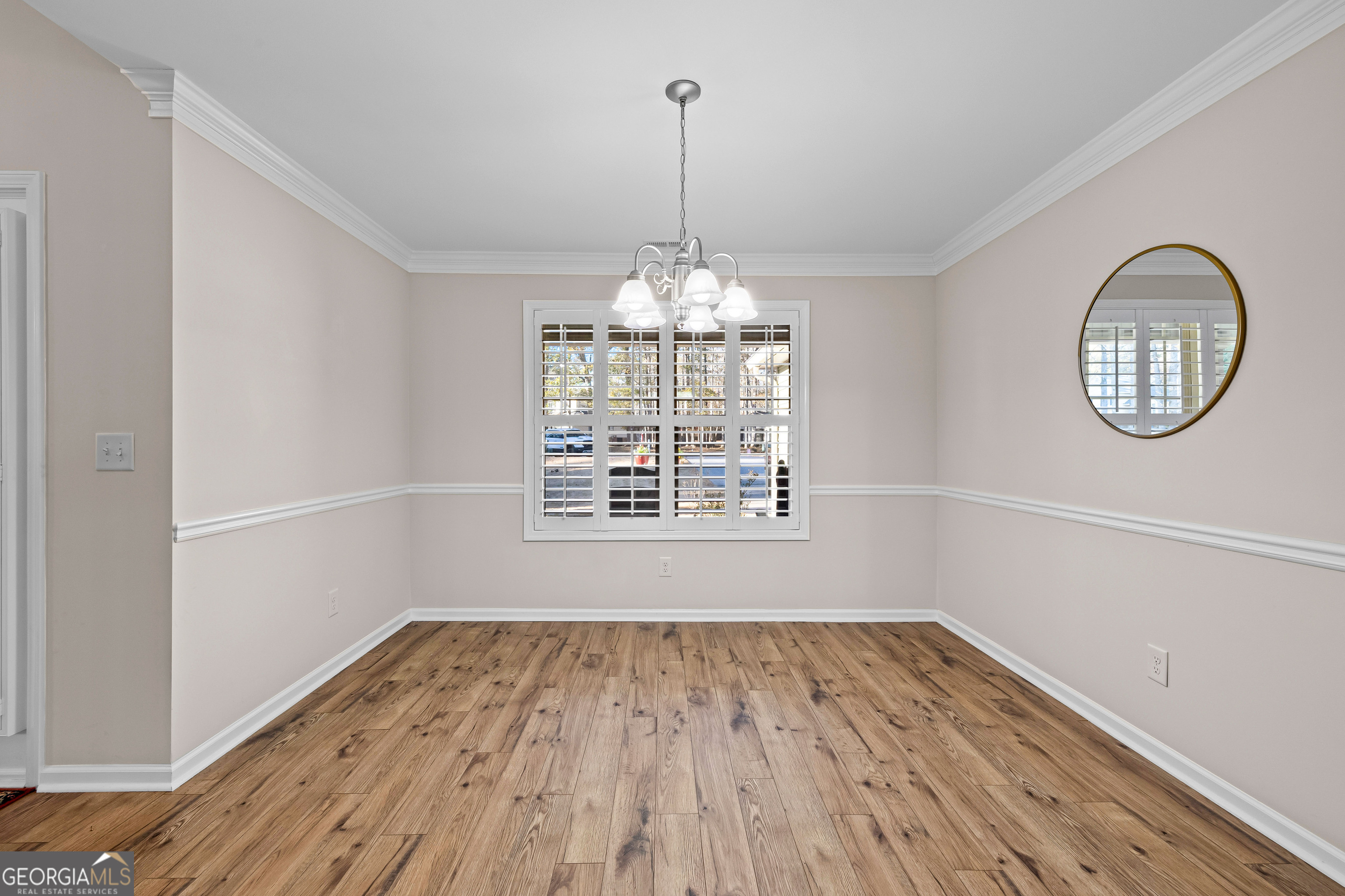 4 Buttonbush Court Newnan, GA 30265 - Photo 7 of 40 a view of wooden floor chandelier and closet in a room