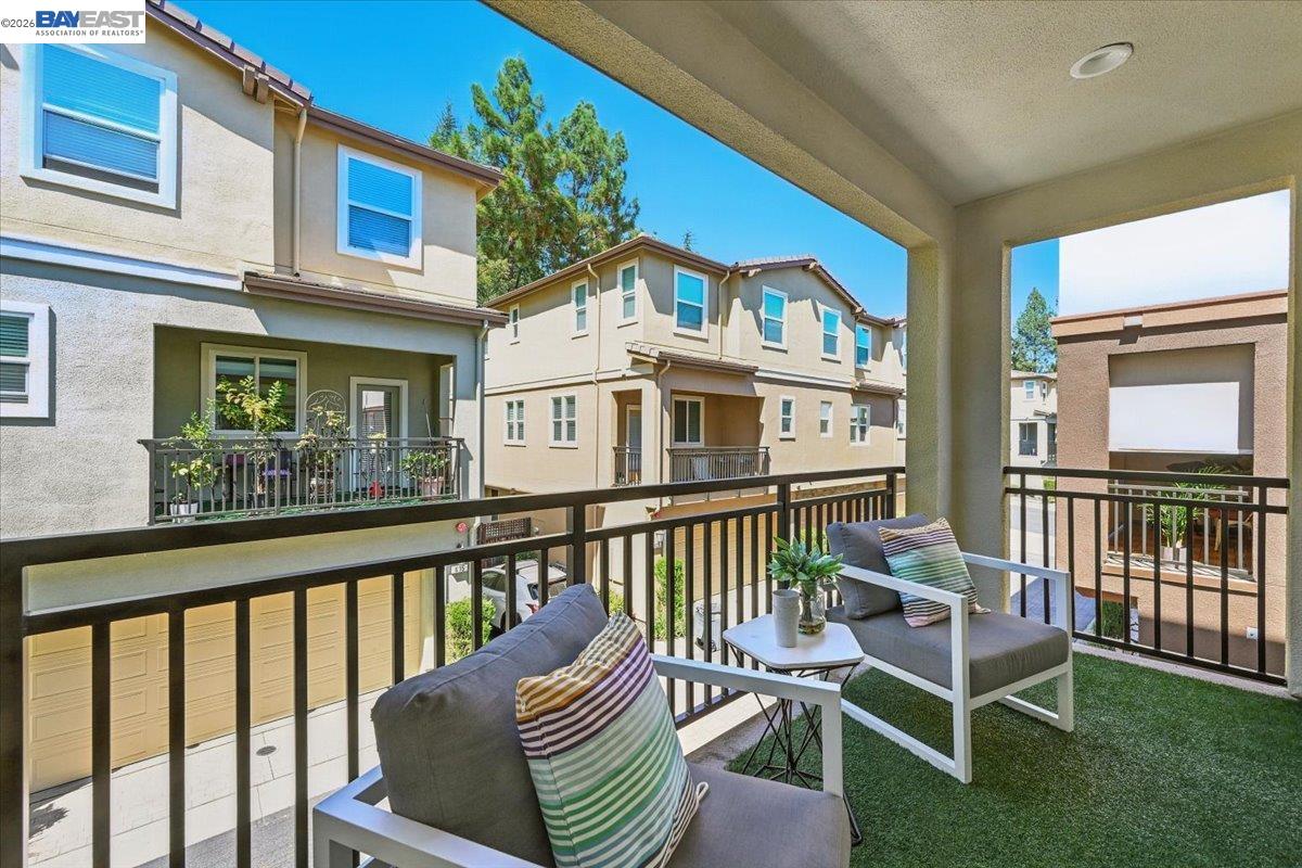437 Ryan Terrace San Ramon, CA 94583 - Photo 14 of 30 a view of a two chairs and table in the balcony