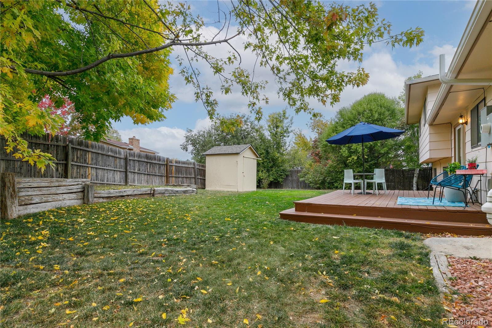 11841 West Dumbarton Drive Morrison, CO 80465 - Photo 30 of 45 a view of a backyard with plants and a fountain