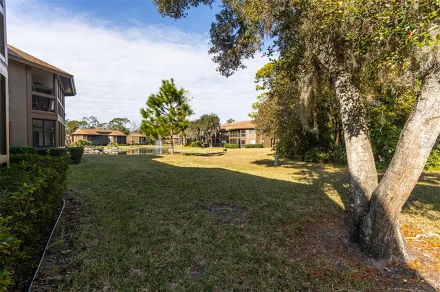 a view of yard with green space