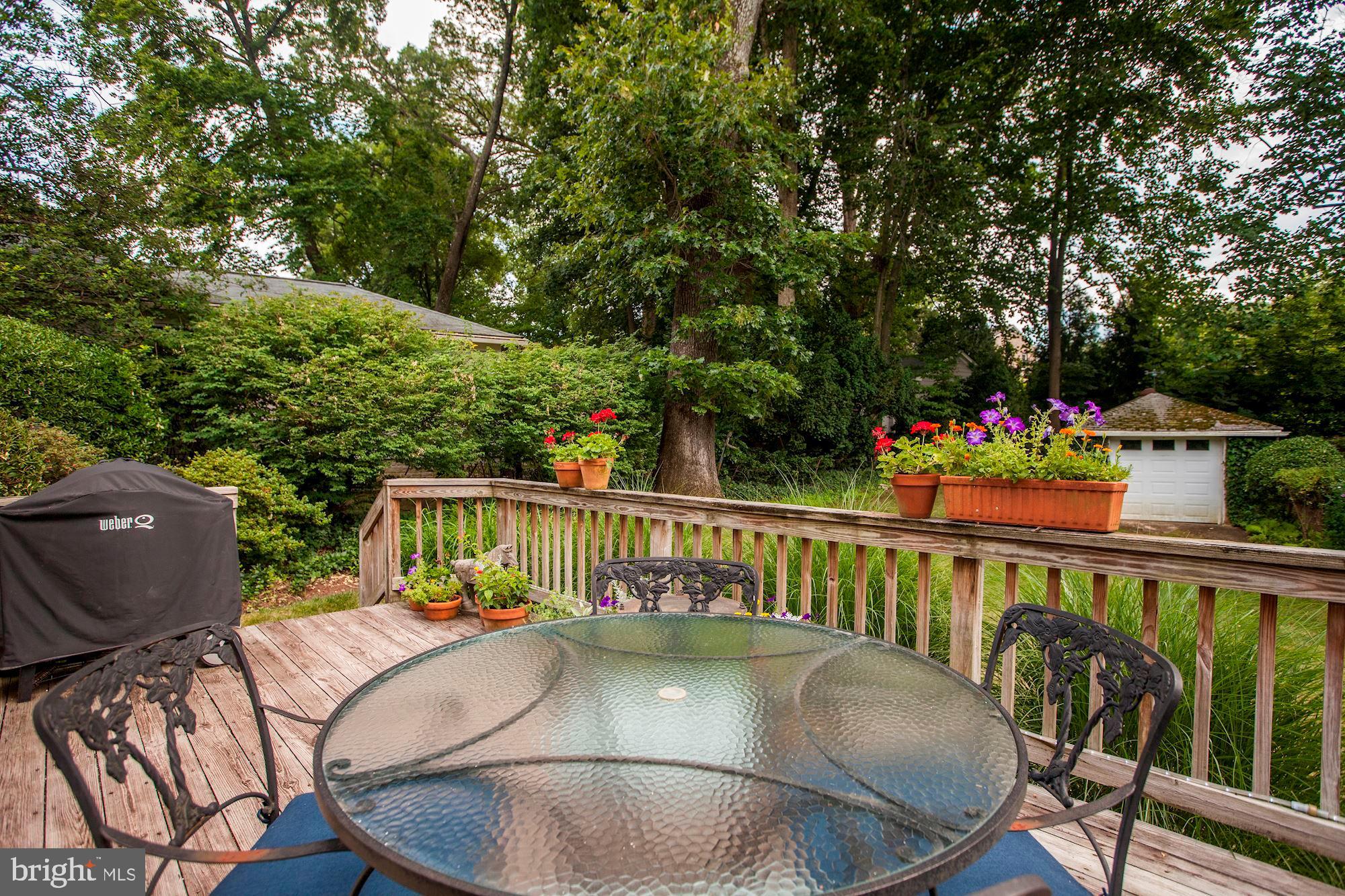 6212 Walhonding Road Bethesda, MD 20816 - Photo 57 of 60 View from wooden deck