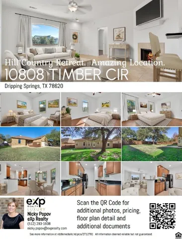 $425,000 | 10808 Timber Circle, Dripping Springs, TX 78620