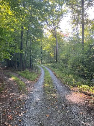 a view of lake with green space