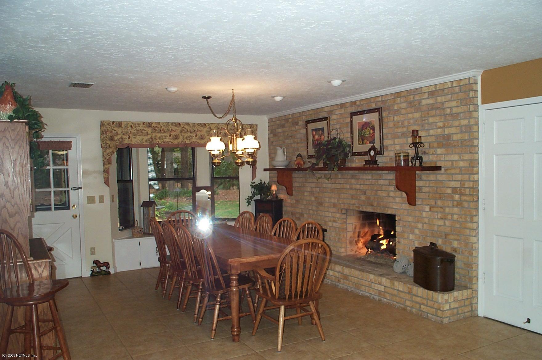 10411 Scott Mill Road Jacksonville, FL 32257 - Photo 8 of 20 Brick Fireplace